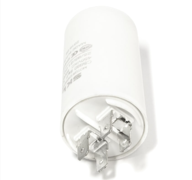 Condensatore Universale 8µF - Doppio Faston e Codolo Filettato M8 UNIVERSALE