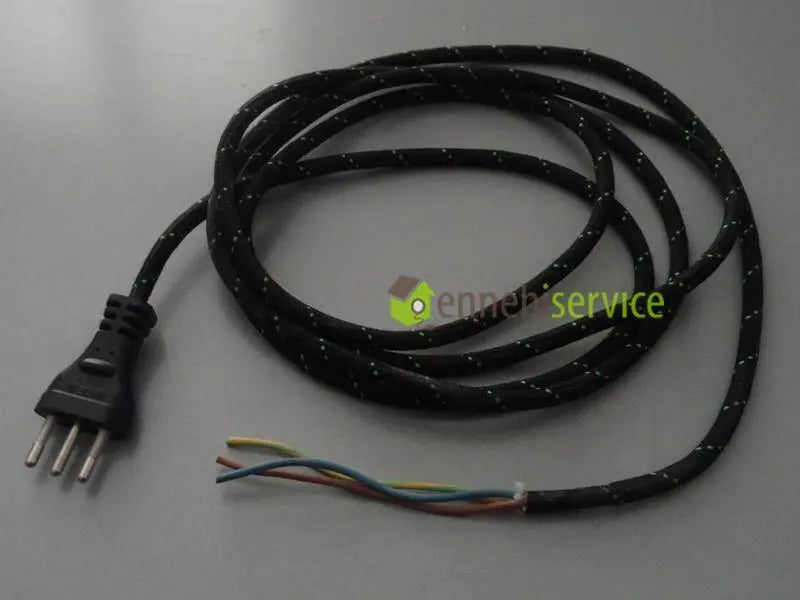 cavo alimentazione 3fili tigrato nero rnr per ferri da stiro RETE NELLA RETE