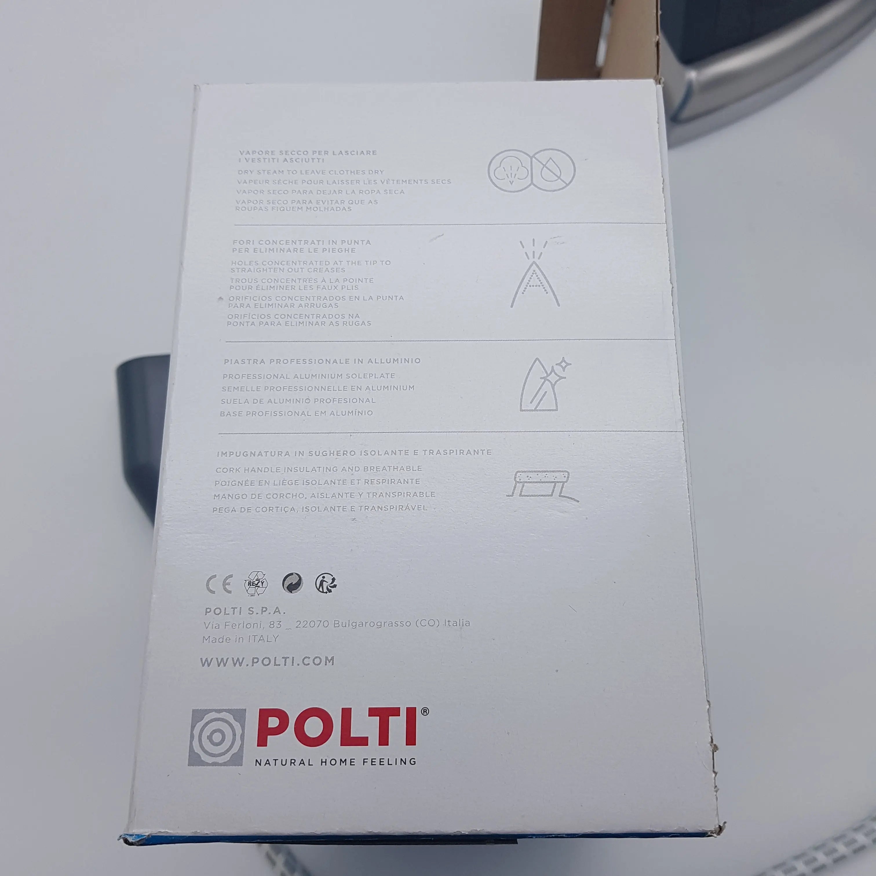 Ferro da stiro Professionale per vaporetto Polti POLTI