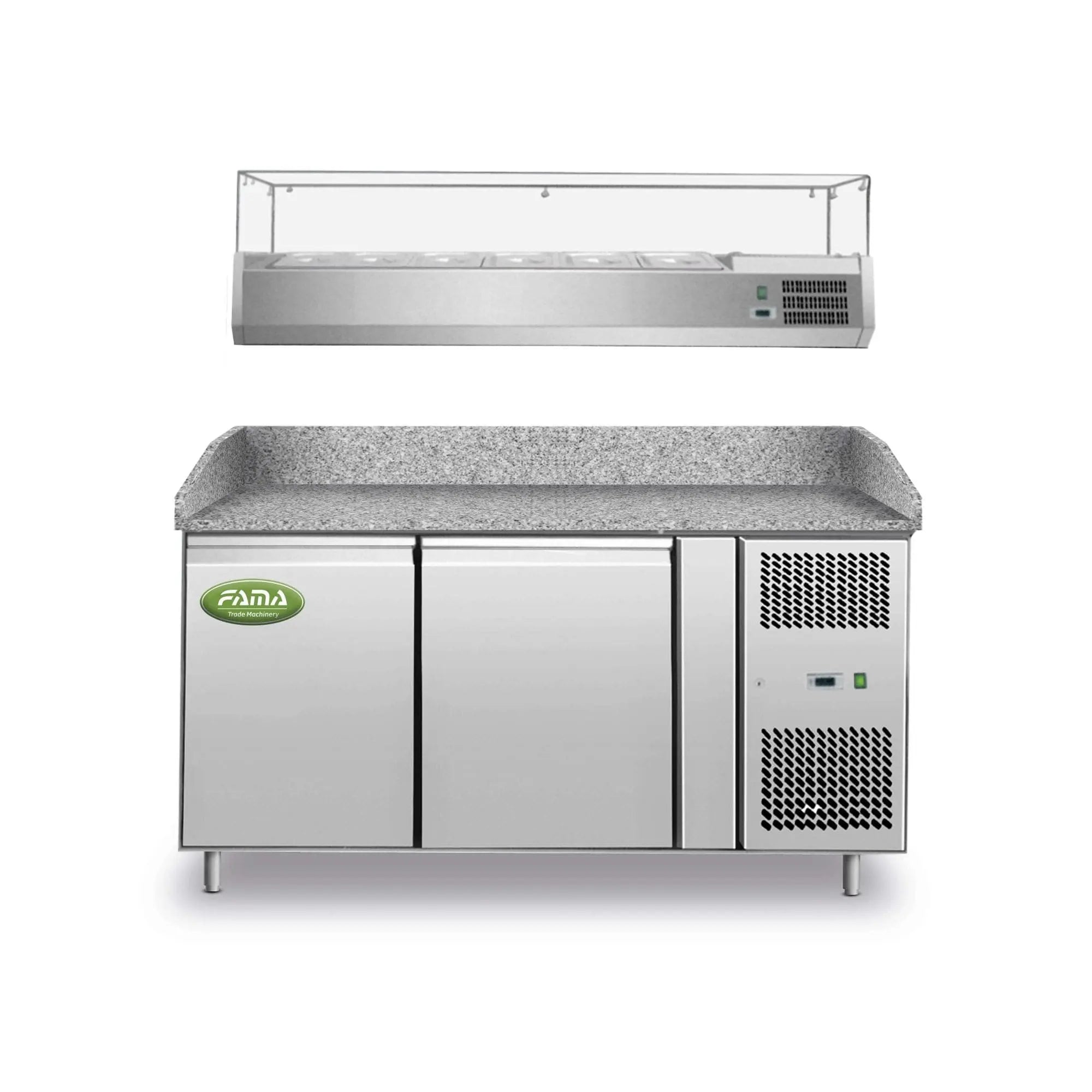 Banchi pizza refrigerati ventilati FBR2600TN 0,3 Kw Monofase Fama FAMA