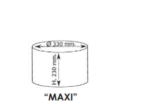 Cartucce "MAXI SL" filtrante - assorbente con lamiera forata Prima Prima