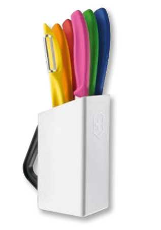 Ceppo Bianco C/6 Accessori Colori Misti VICTORINOX VICTORINOX