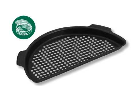 Griglia forata a mezzaluna per L Barbecue Big Green Egg Big Green Egg