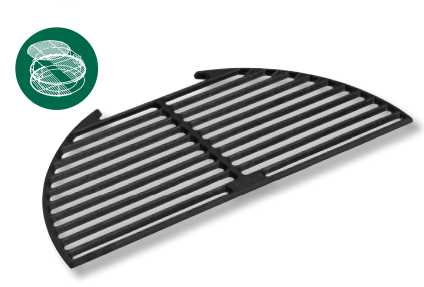 Griglia mezzaluna in ghisa per L Barbecue Big Green Egg Big Green Egg