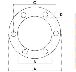 Guarnizione smussata 6 fori Ø 200x145x2mm Prima Prima