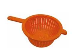 Scolapasta 1 manico e 1 maniglia Cm 24 Arancio Omra OMRA