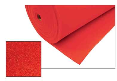 Silicone schiumato Arancio spessore 15mm lunghezza 1300mm Ultra Soft Prima Prima