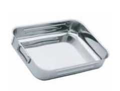 Teglia rettangolare pesante 35x26 cm Inox Omra OMRA