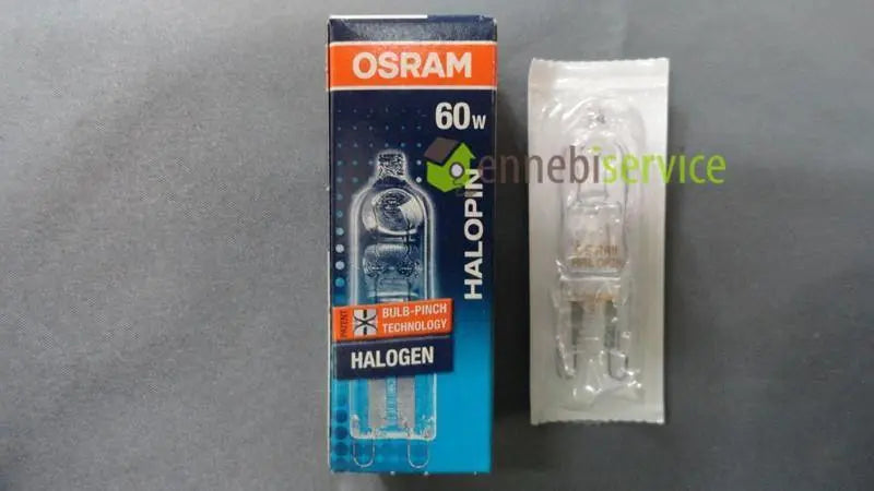 lampada alogena halopin con mollettina g9 60w OSRAM