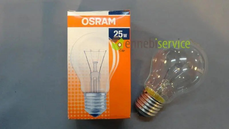 lampadina normale chiara e27 25w OSRAM