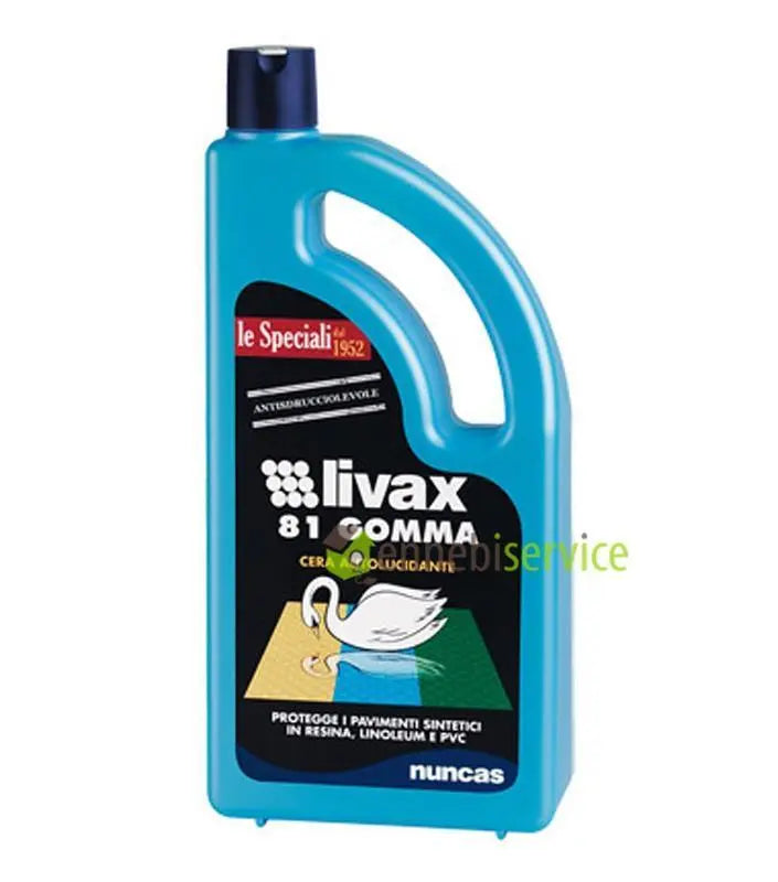 livax cera 81 pavimenti in gomma 1 lt NUNCAS