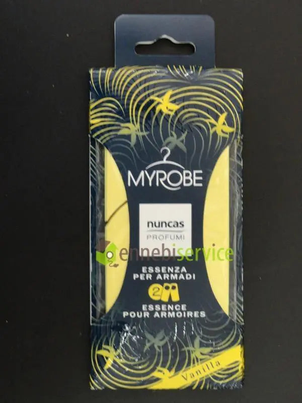 myrobe essenza per armadio vanilla giallo 2pz NUNCAS