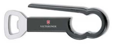 Apribottiglie in PET con manico nero VICTORINOX VICTORINOX