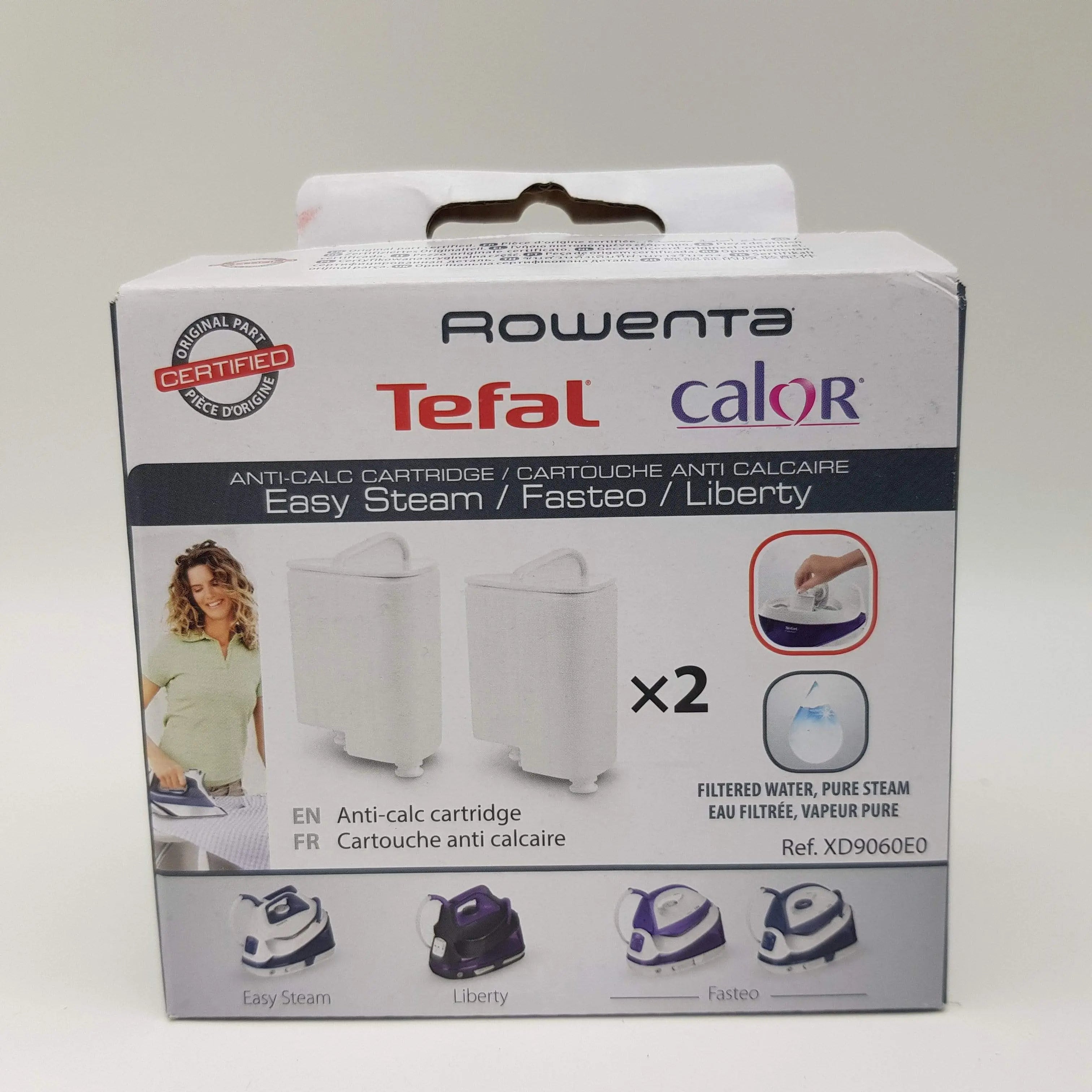 Filtro a cartuccia anticalcare per ferro da stiro Tefal e Moulinex Calor XD9060E0 TEFAL