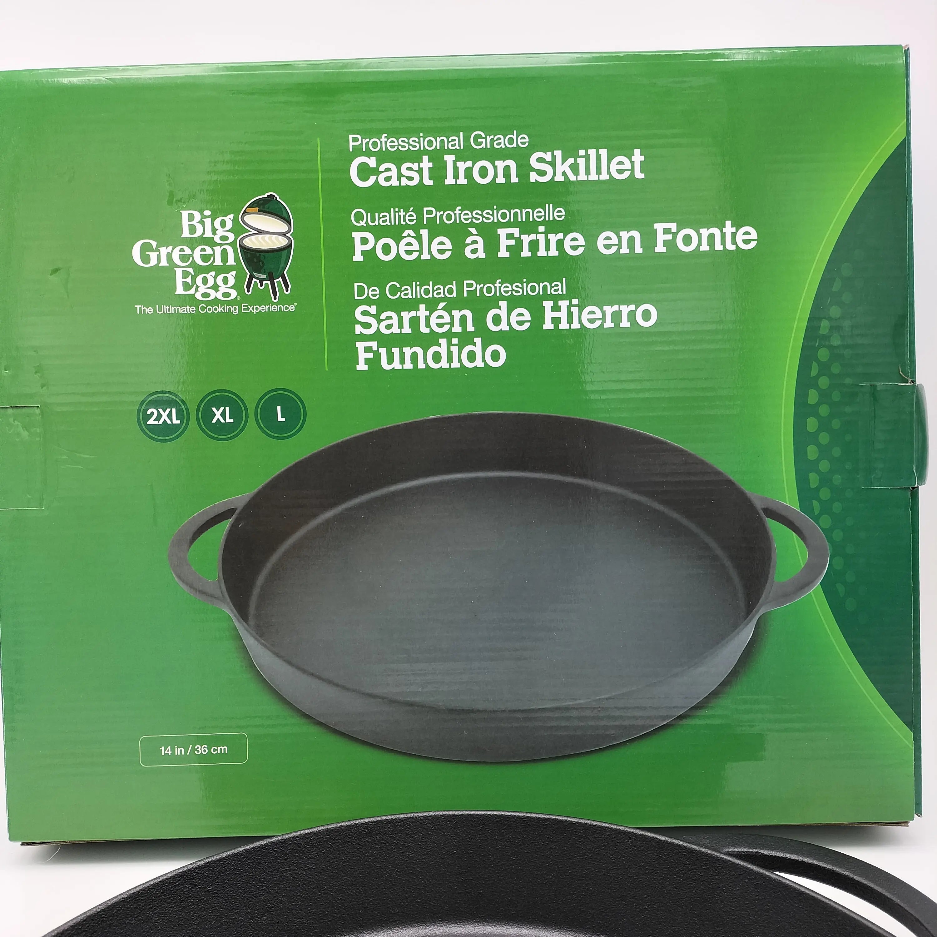 Padella in ghisa per L 36cm Barbecue Big Green Egg Big Green Egg