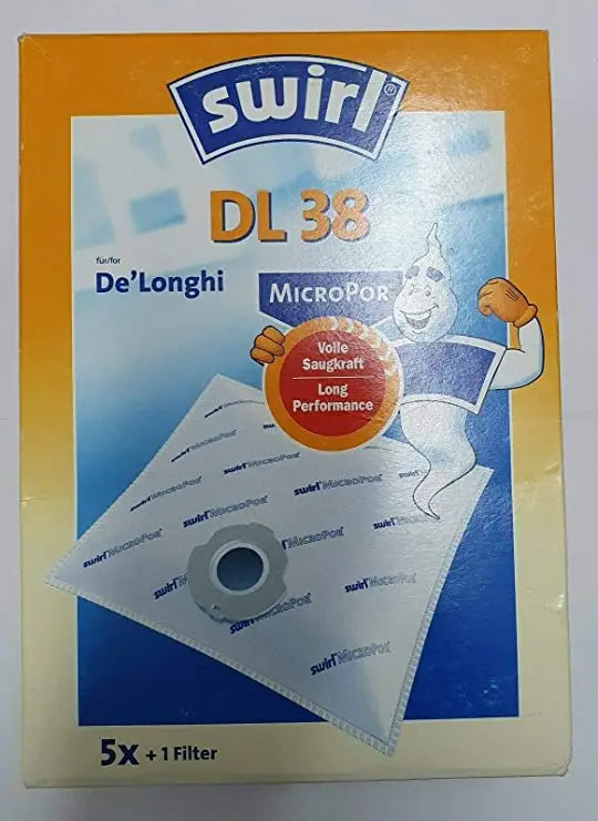 Sacchetti Swirl per aspirapolvere Delonghi Tabata DE LONGHI