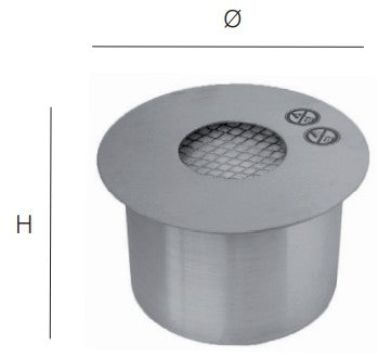 Serbatoio rotondo unico strato 0,5 litri BIOSERB08 Tecnoairsystem TECNOAIRSYSTEM