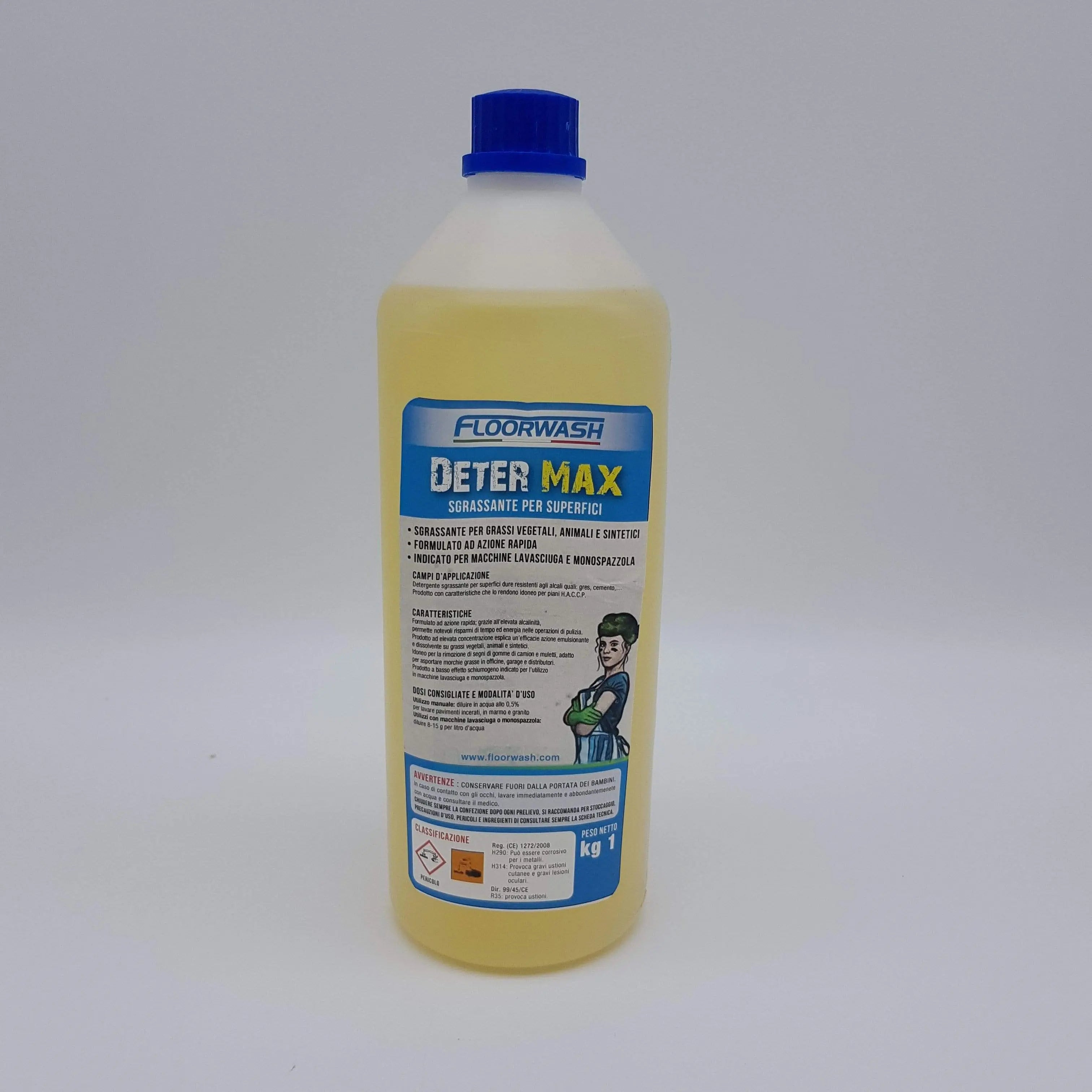 Sgrassante "Deter Max" per macchina lavapavimenti Floorwash 1lt FLOORWASH