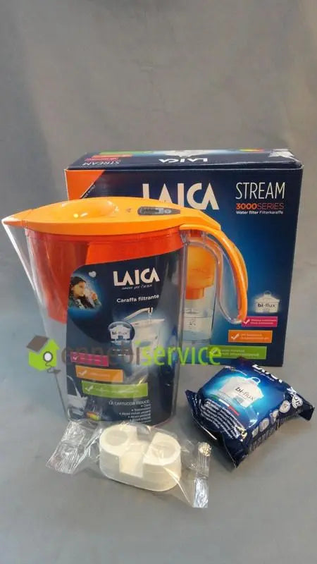 caraffa filtrante stream arancio LAICA