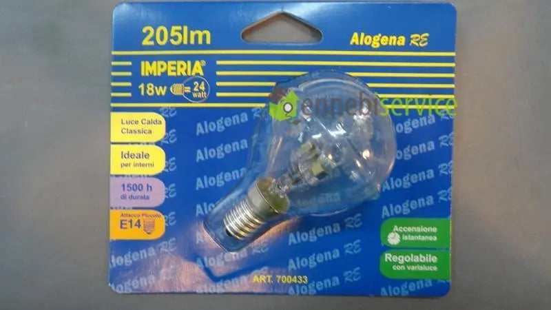 lampadina sfera e14 18w IMPERIA LAMPADINE